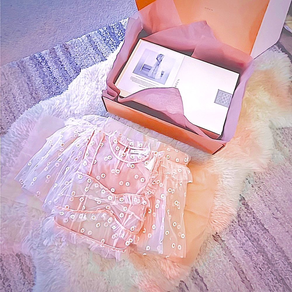 ✨Last Chance💋🌸🌼DÔEN ‘Orelia’ Daisy Embroidered Tiered Tulle Dress S✨ - Picture 15 of 15